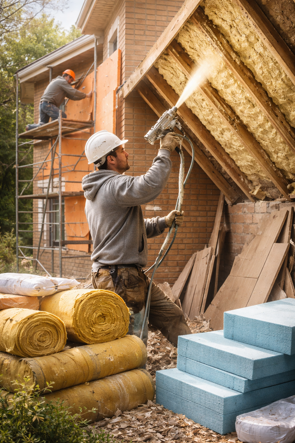 Утепление домов в Кулебаках под ключ от 4329 руб/м2 | Профессионально — ТепломастерКлб