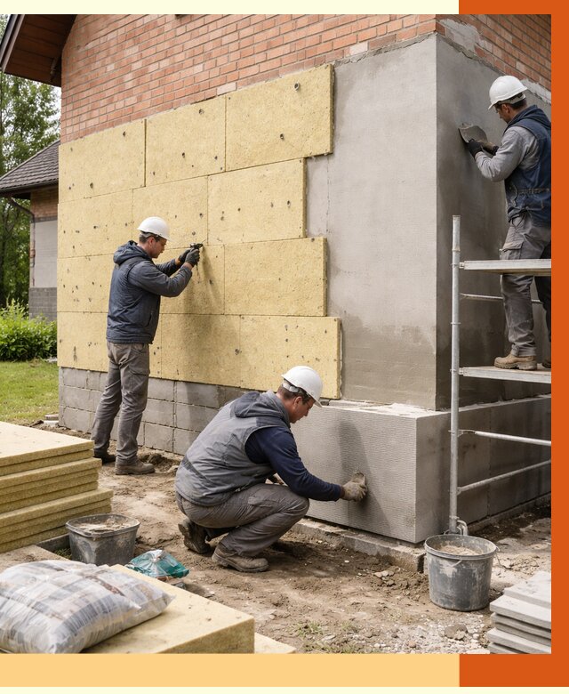 Утепление частного дома в Кулебаках под ключ от 7730 руб/м2 — недорого | ТепломастерКлб