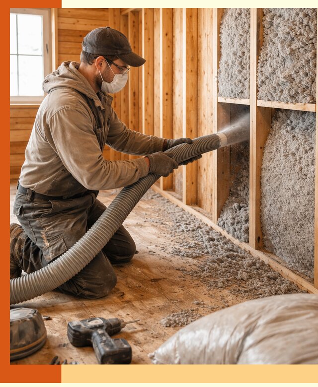 Утепление дачного дома эковатой в Кулебаках — быстро и надёжно