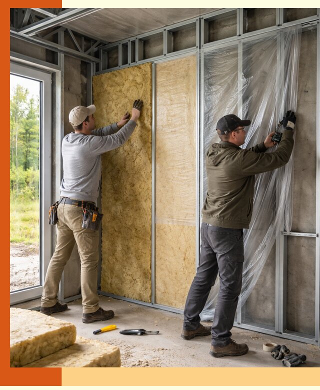 Утепление дома из ЛСТК в Кулебаках с гарантией качества и эффективности