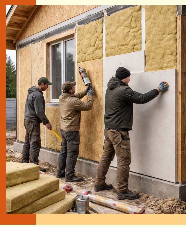 Профессиональное утепление дома из SIP-панелей в Кулебаках