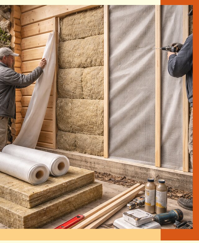 Утепление дома из минибруса в Кулебаках от 4638 руб/м2 — заказать профессионально | ТепломастерКлб