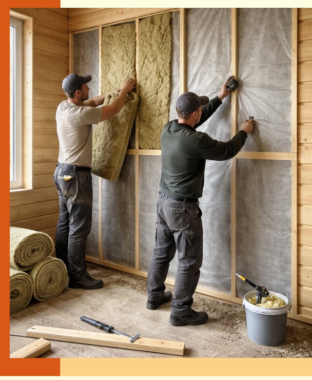 Утепление дома из минибруса в Кулебаках: комплексные теплоизоляционные работы