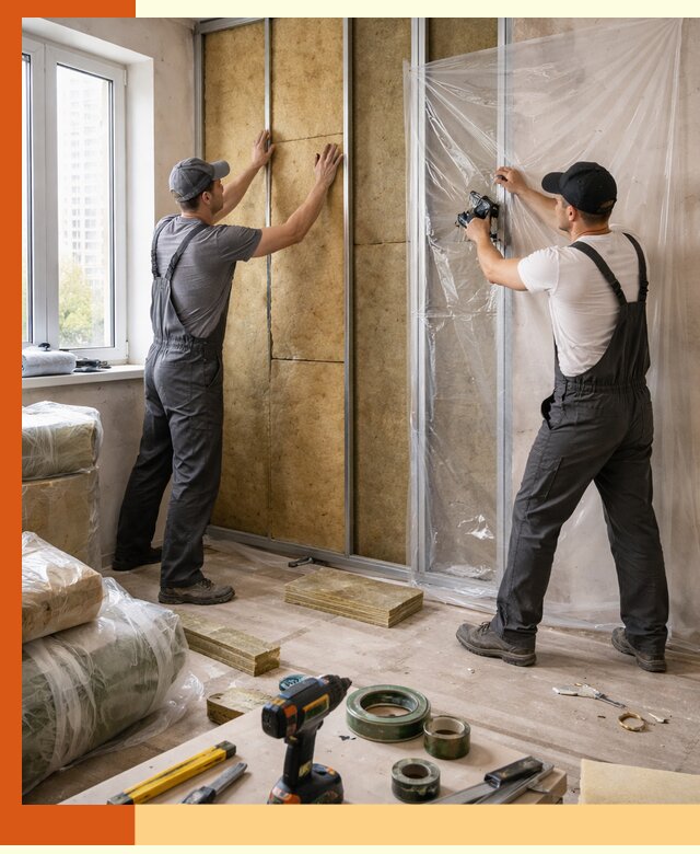 Утепление квартиры изнутри профессионально в Кулебаках