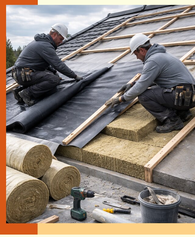 Утепление крыши снаружи в Кулебаках: профессиональная теплоизоляция