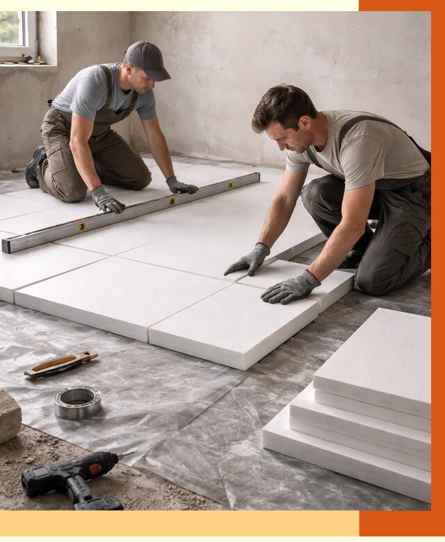 Утепление бетонного пола в Кулебаках от 2577 руб/м2 — монтаж и цена | ТепломастерКлб