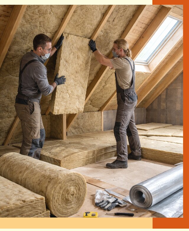 Утепление мансарды минватой в Кулебаках от 4329 руб./м2 — монтаж и пароизоляция | ТепломастерКлб