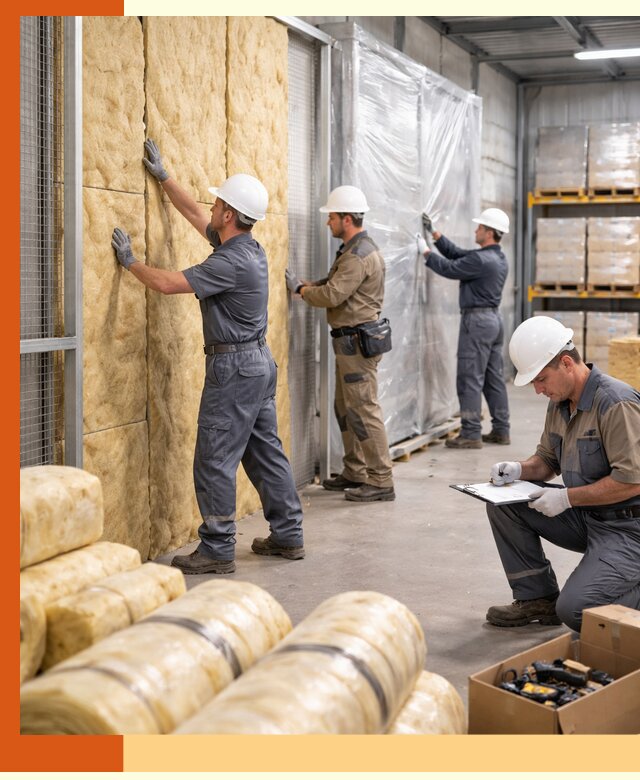 Утепление склада готовой продукции в Кулебаках качественно и быстро