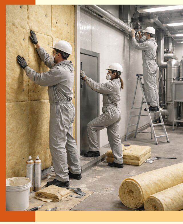 Утепление пищевого цеха под ключ в Кулебаках