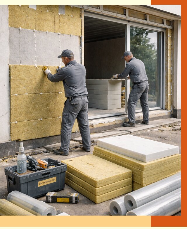 Утепление торгового павильона в Кулебаках от 14944 руб./м² под ключ | ТепломастерКлб