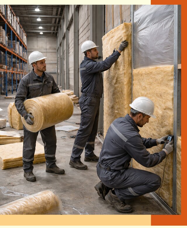 Утепление логистического центра в Кулебаках от 4638 руб/м² под ключ | ТепломастерКлб