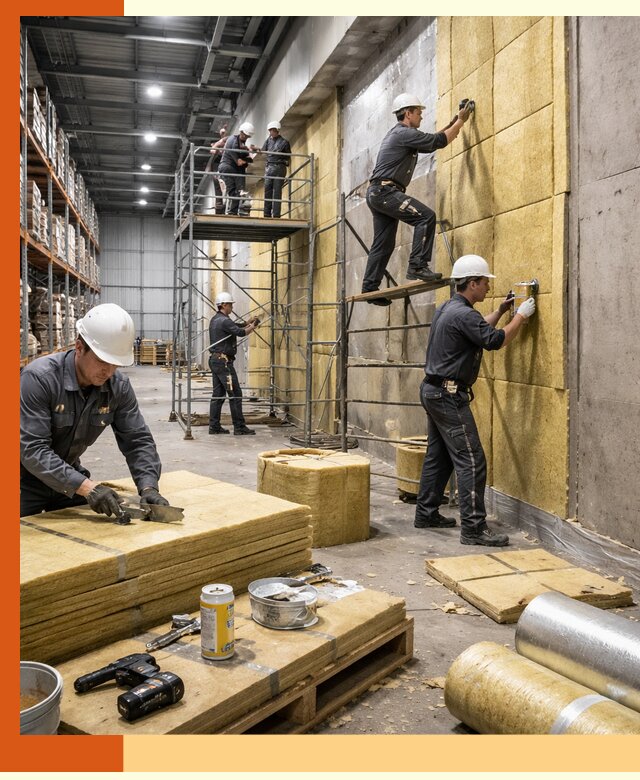 Утепление логистического центра в Кулебаках качественно и экономично