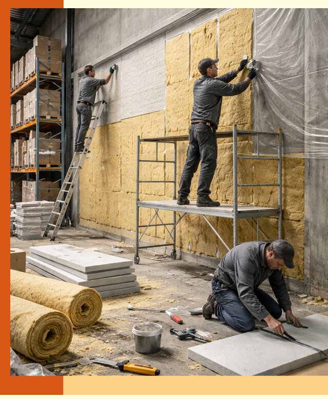 Утепление холодного склада под ключ в Кулебаках