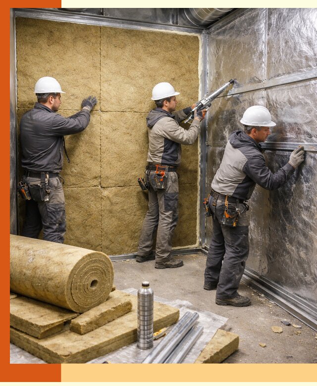 Утепление венткамеры в Кулебаках — качественная теплоизоляция и шумопоглощение