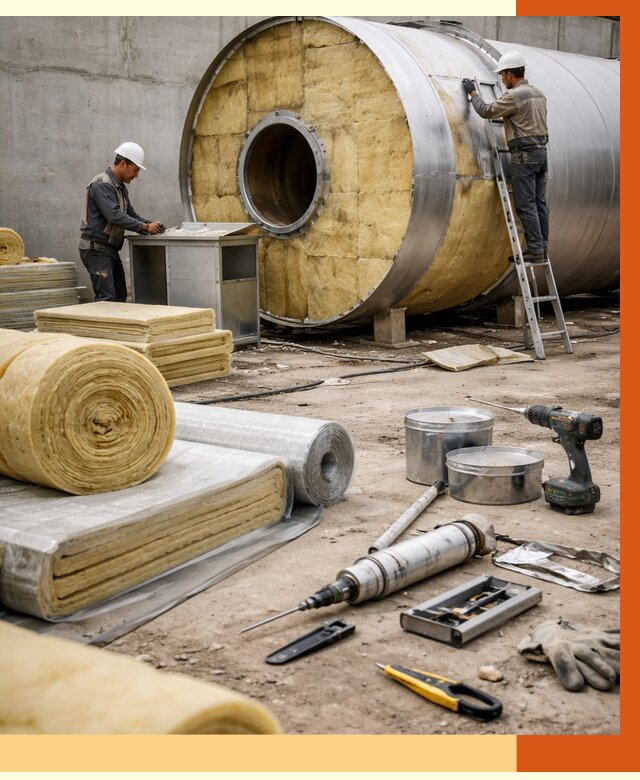 Утепление резервуара с топливом в Кулебаках от 28342 руб. под ключ | ТепломастерКлб