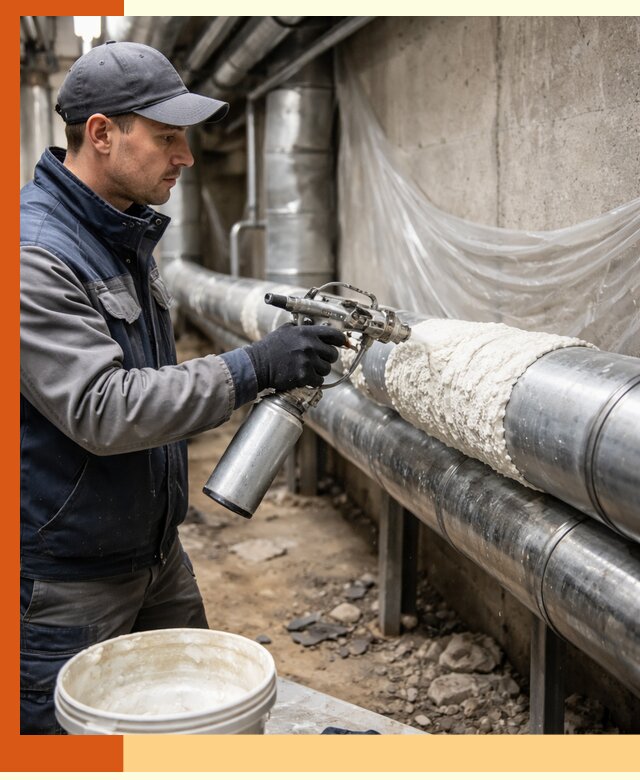 Утепление труб жидкой теплоизоляцией в Кулебаках