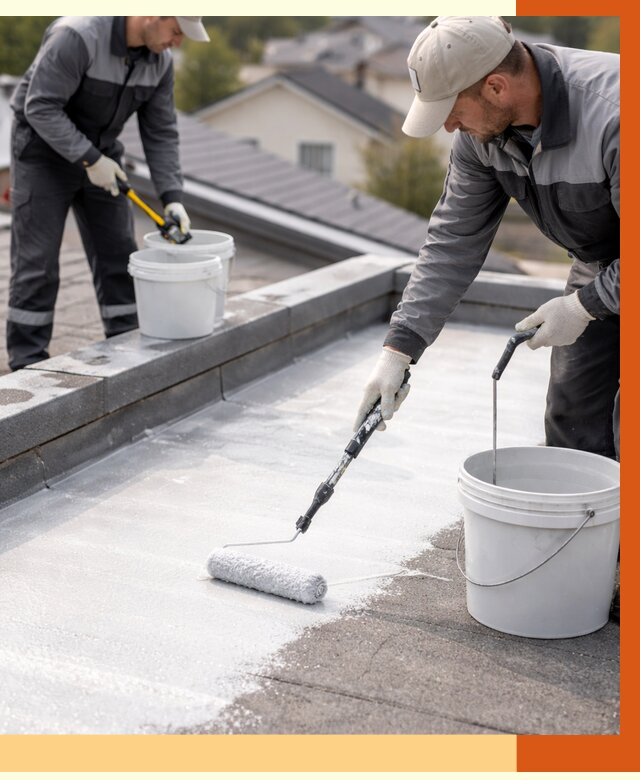 Утепление кровли жидкой теплоизоляцией в Кулебаках от 2216 руб./м2 | ТепломастерКлб