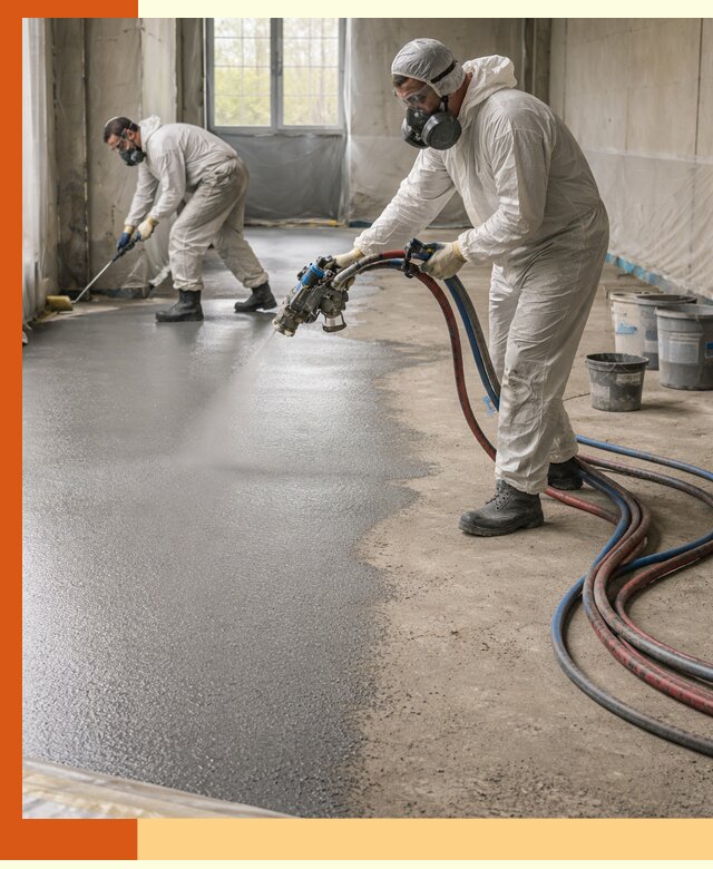 Гидроизоляция полимочевиной полов и конструкций в Кулебаках