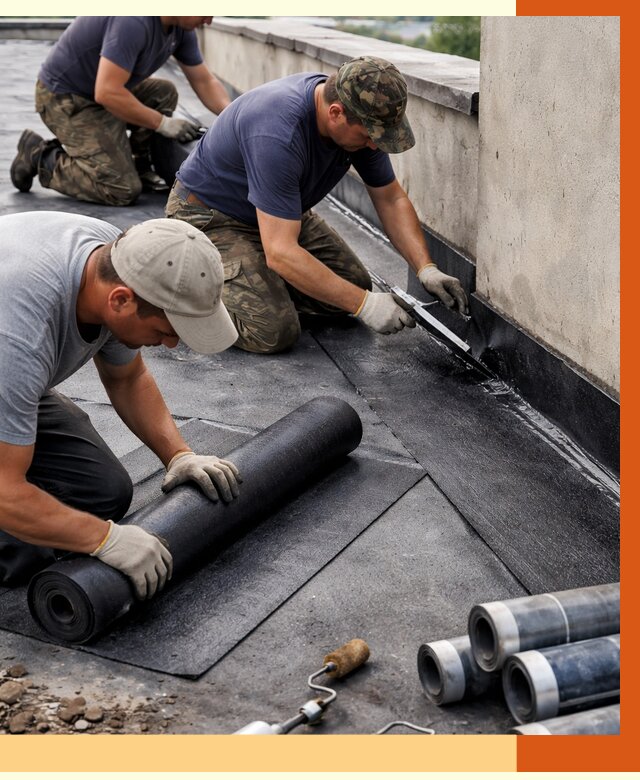 Гидроизоляция кровли в Кулебаках от 4638 руб. — профессиональная гидроизоляция крыши | ТепломастерКлб