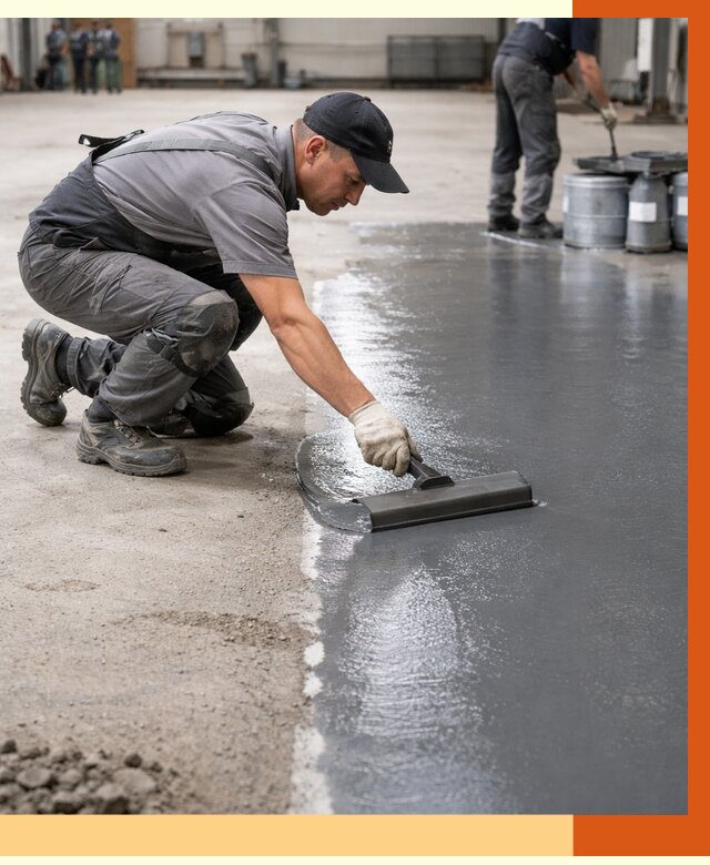 Гидроизоляция промышленного пола в Кулебаках от 1237 руб./м2 — ТепломастерКлб специалисты под ключ