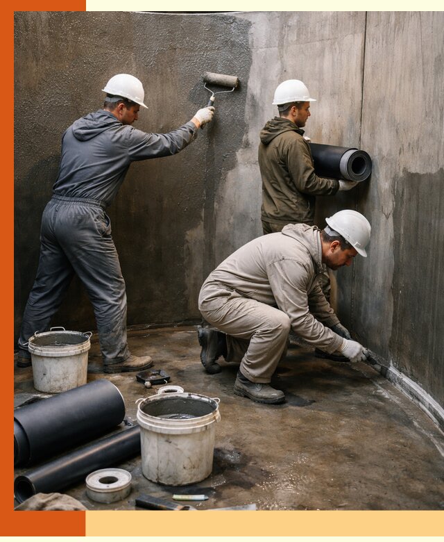 Гидроизоляция резервуара профессионально в Кулебаках