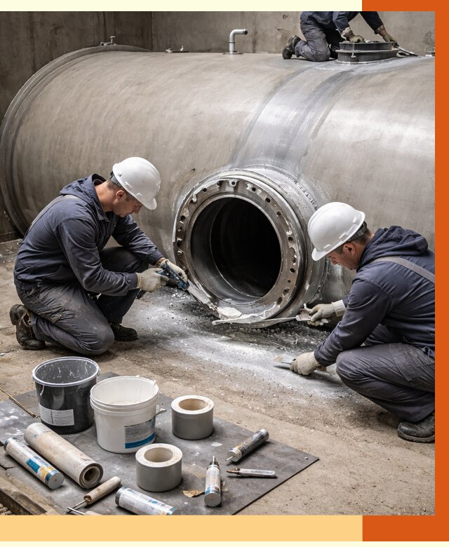Гидроизоляция резервуара с топливом в Кулебаках от 77295 руб. под ключ | ТепломастерКлб