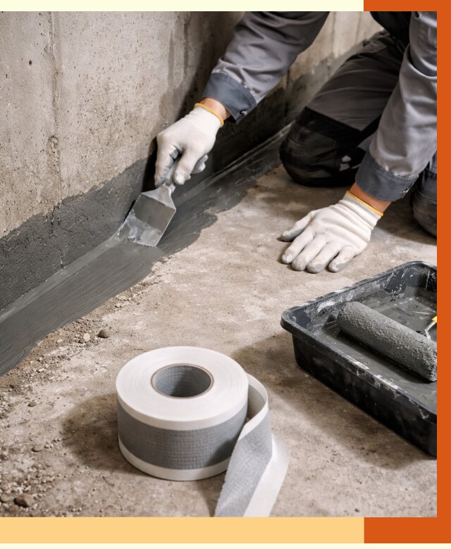 Гидроизоляция швов и герметизация стыков в Кулебаках от 1288 руб. | ТепломастерКлб